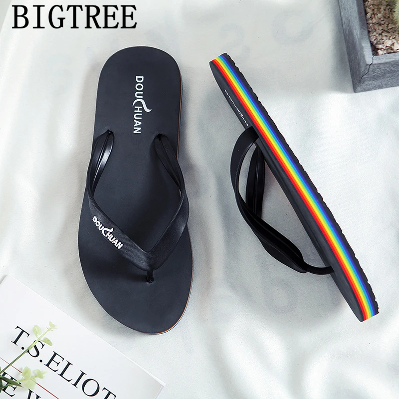 Шлепанцы мужские пляжные сланцы сандалии для улицы летние тапочки теннисная