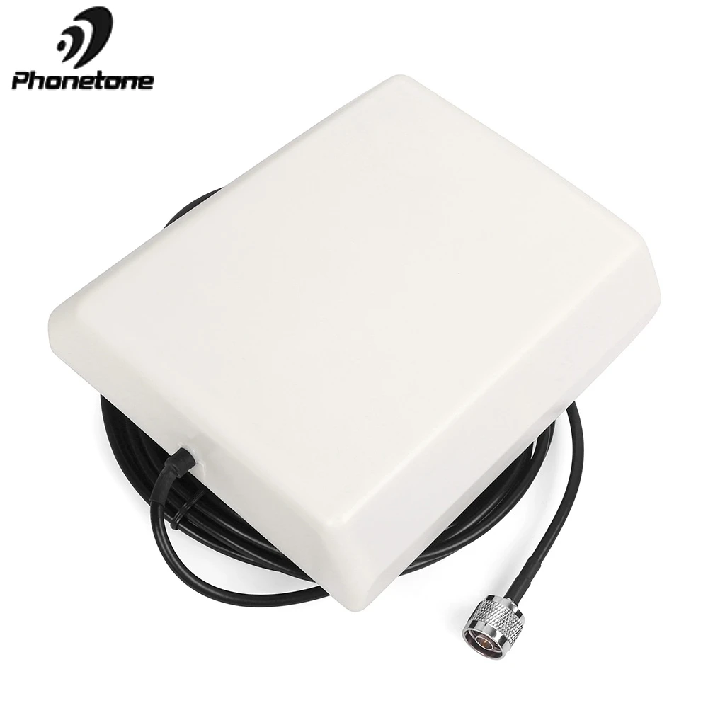 800-2500MHz 9dBi indoor Directional Panel Antenna GSM Lte Antenna with 5m cable N male connector for cell phone signal booster
