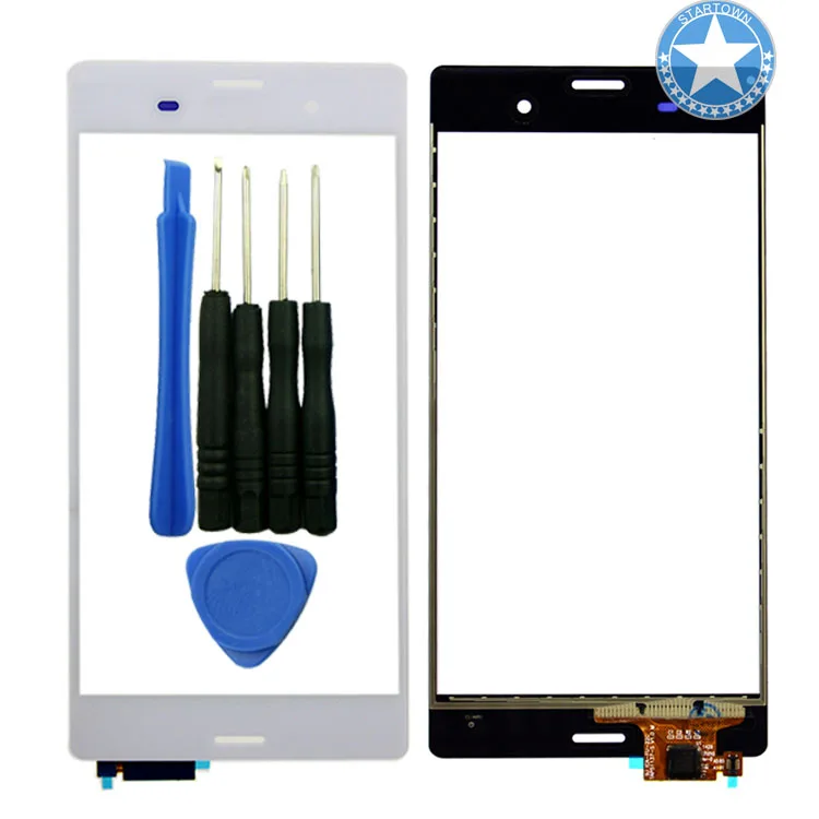 Белый Оригинал для sony Xperia Z3 сенсорный экран с дигитайзером D6603 D6653 Замена