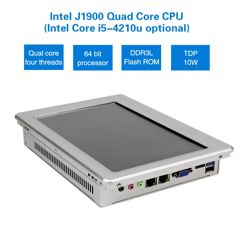 Minisys настенное крепление 10 1 ''планшетный ПК Intel J1900 двойной NIC промышленный все
