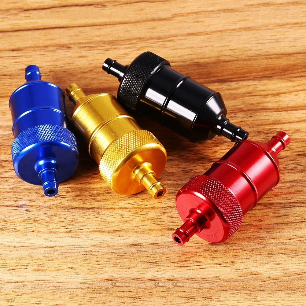 Universal Aluminium Alloy CNC Motocycle Fuel Petrol Filter Replacement Spare