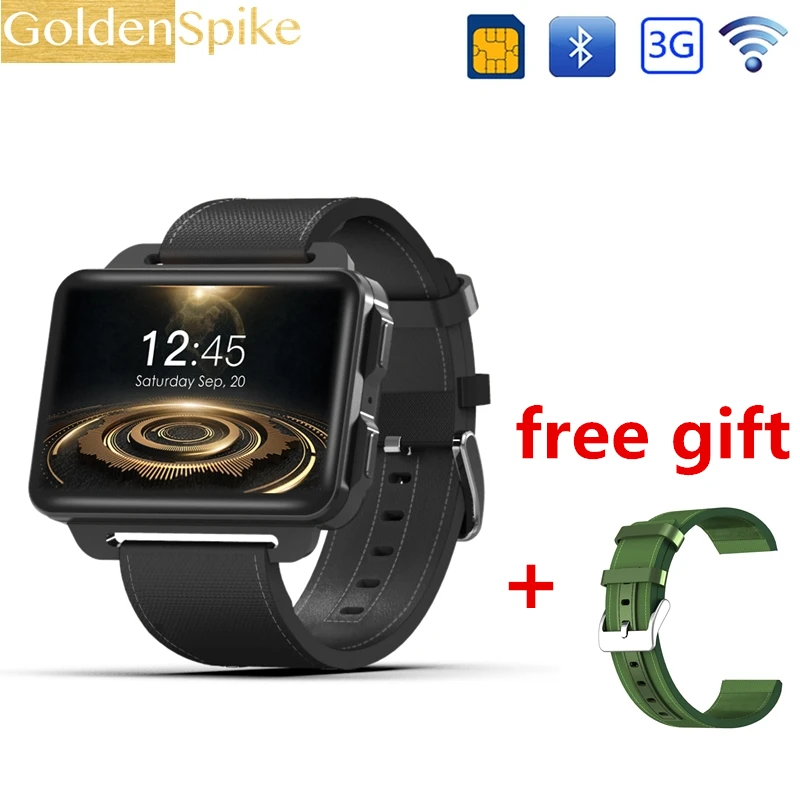 DM99 Android Смарт-часы-телефон Поддержка gps sim-карты MP4 Bluetooth WI-FI Smartwatch ужин 2 дюймов