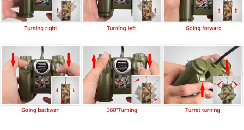Пульта бак HQ516 1/24 большой RC боевой танк A6 инфракрасный боевой танк дистанционного управления Танк Дети RC игрушки подарки VS kt002-4