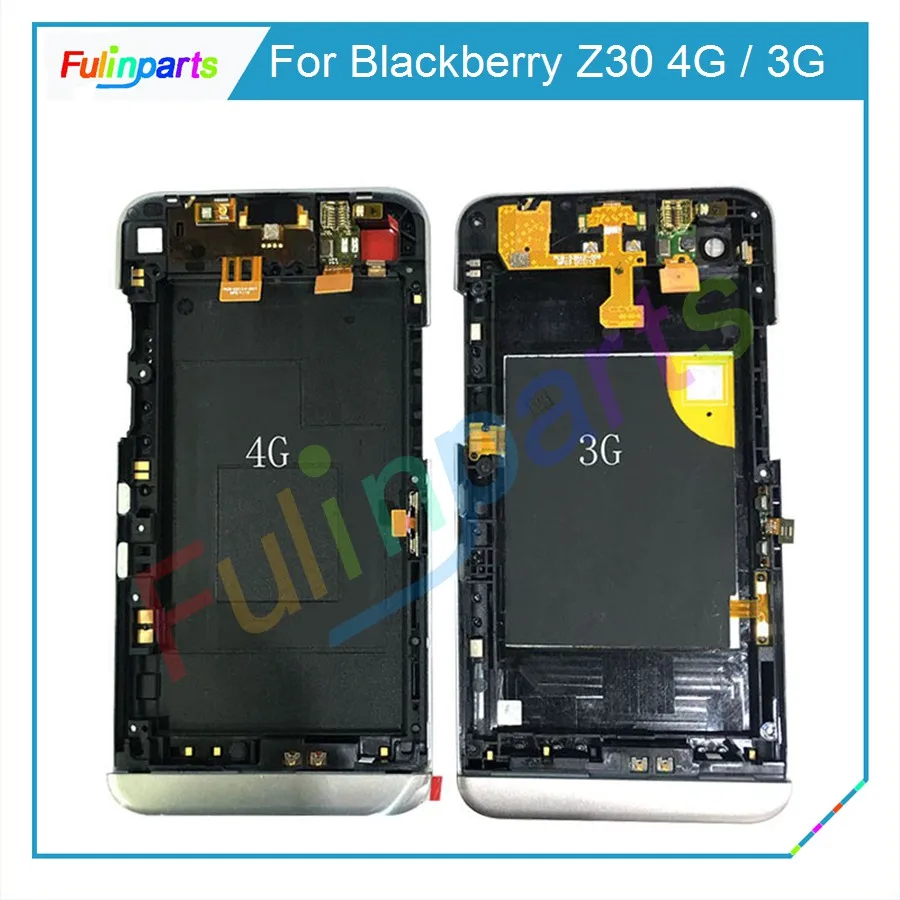 Для Blackberry Z30 4G/3G средняя рамка Корпус Шасси с кнопкой питания гибкий кабель в