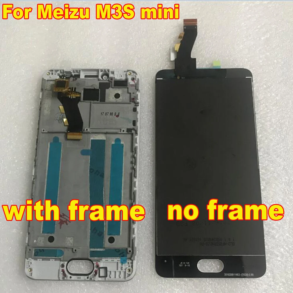 100% протестированный 5 5-дюймовый ЖК-дисплей фоторамка для Meizu m3S mini / Meilan 3S Замена