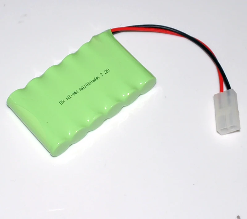 2 шт. аккумуляторные батарейки 7 в AA 1000 мАч никелево металлогидридные