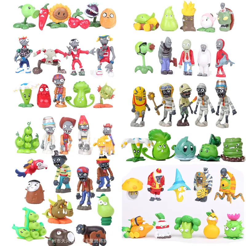 Аниме 10 шт./компл. с изображением героев Plants vs Zombies игры РПЗ Chomper пляжа разных 8