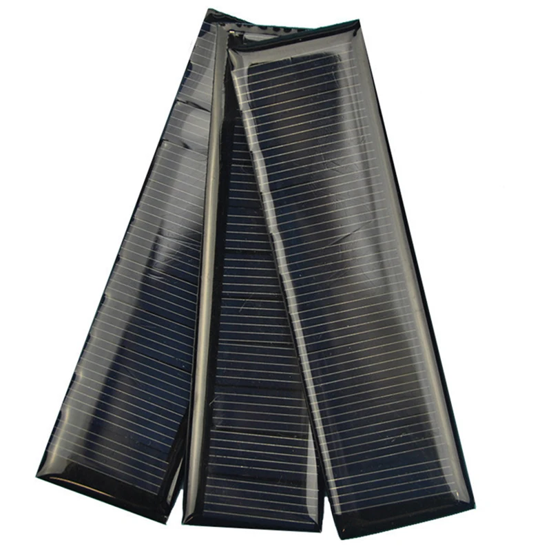 

2pcs 5.5V 60mA Epoxy Solar Panel Portable Solar Cell 100*28mm Photovoltaic Panels Module for DIY 3.7V Solars Battery Charger