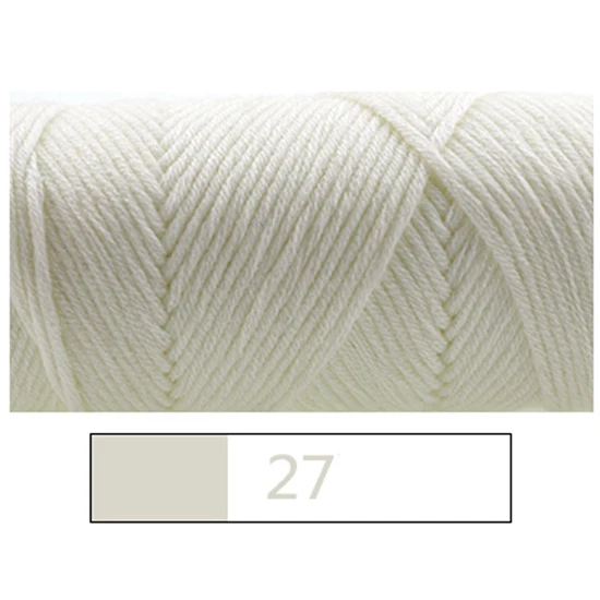 NO 27 Colour 10 шт./лот для влюбленных, хлопок, Натуральный Молочный хлопок, толстая пряжа для вязания, Детская шерстяная нить, пряжа для ручного вязания, хлопковая пряжа - Цвет: NO 27 Colour