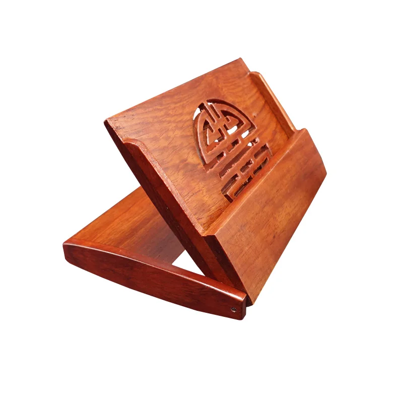 Wholesale Natural Solid wood Card Case Business Holder Rosewood Senior Cardcase Hollow sculpture | Дом и сад