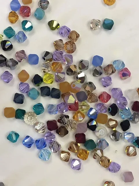 mix color STENYA 6 мм многоцветный Кристалл чешские бусины биконус граненый колье повязка на голову Diy Ювелирные изделия Серьга Brincos браслет Strand - Цвет: mix color