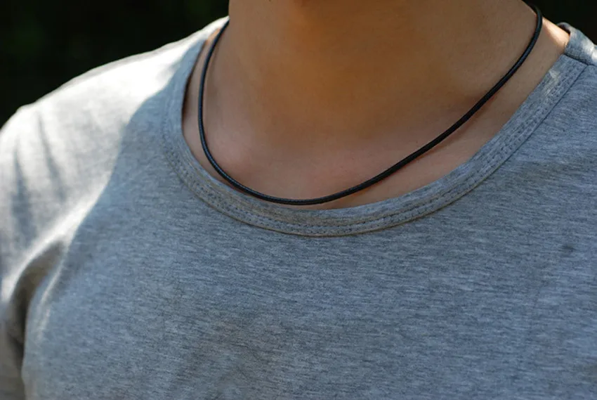 Женское ожерелье с подвеской готическое мужское кожаное цепочкой Ювелирное