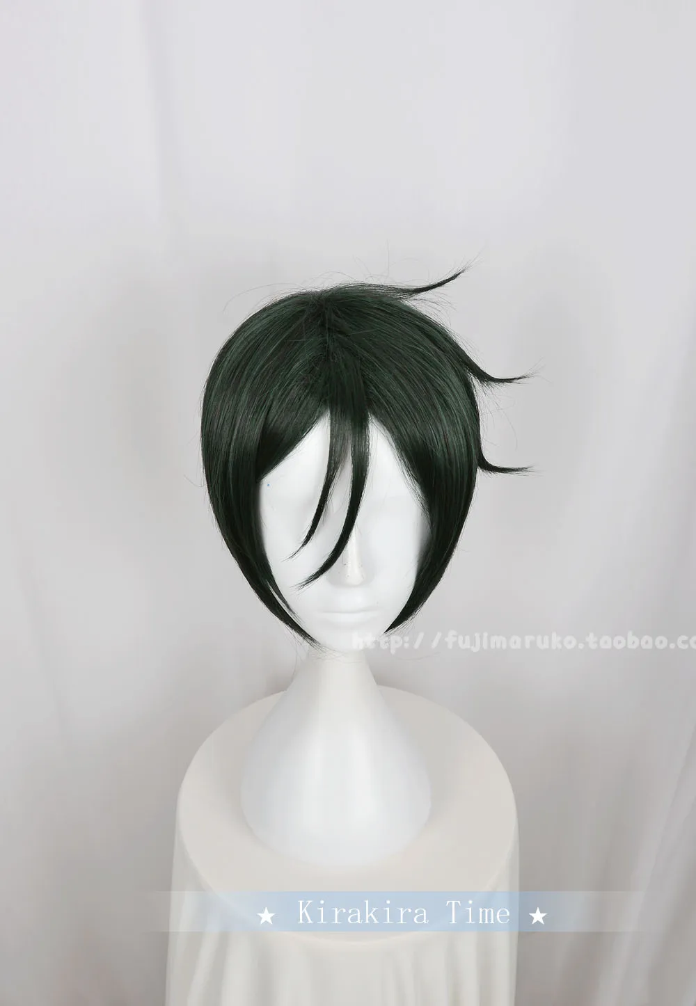 Kuroshitsuji Phantomhive Sebastian Michaelis Cosplay Wig Anime Black Butler Ciel Short Green Straight Hair | Тематическая одежда и