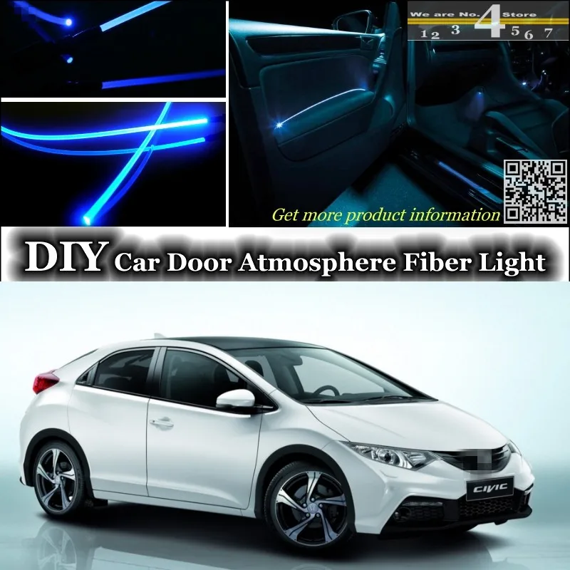 Для HONDA Civic внутренняя настройка окружающего света атмосфера освещение из