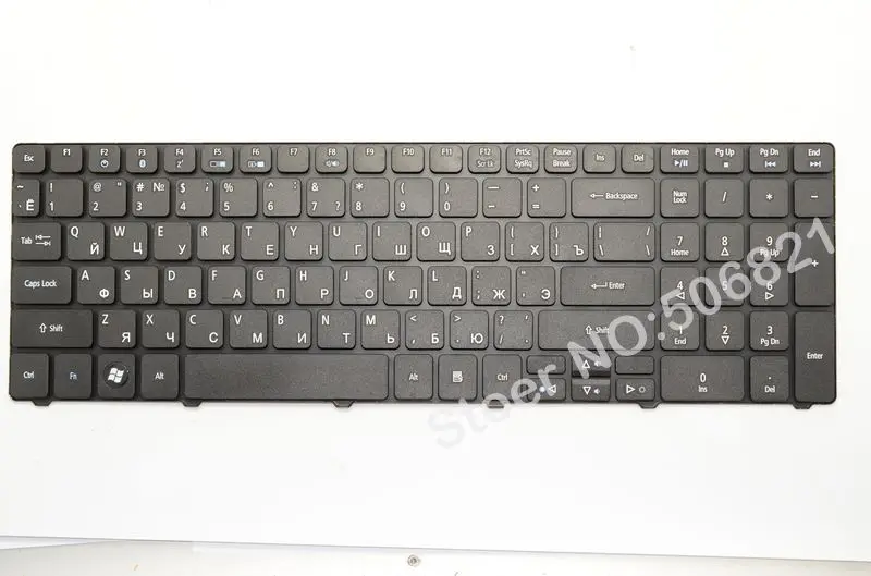 Русская клавиатура JIGU для ноутбука Acer eMachine E442 E730 E732 G640 G730 G730G G730Z G730ZG RU черная