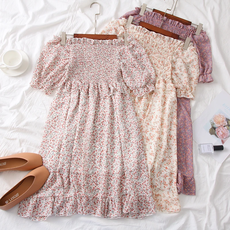 SKOONHEID шифоновое платье с открытыми плечами и цветочным принтом женское летнее