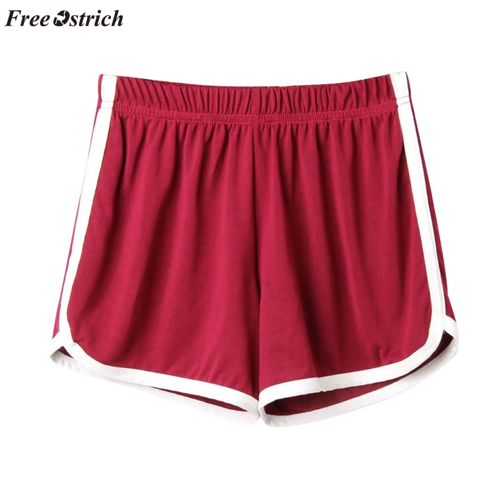 Свободные Страусиные шорты модные женские летние спортивные для бега велоспорта