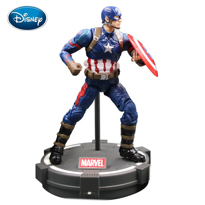 Disney Marvel Мстители 4 капитан США Железный человек Человек паук модель украшения
