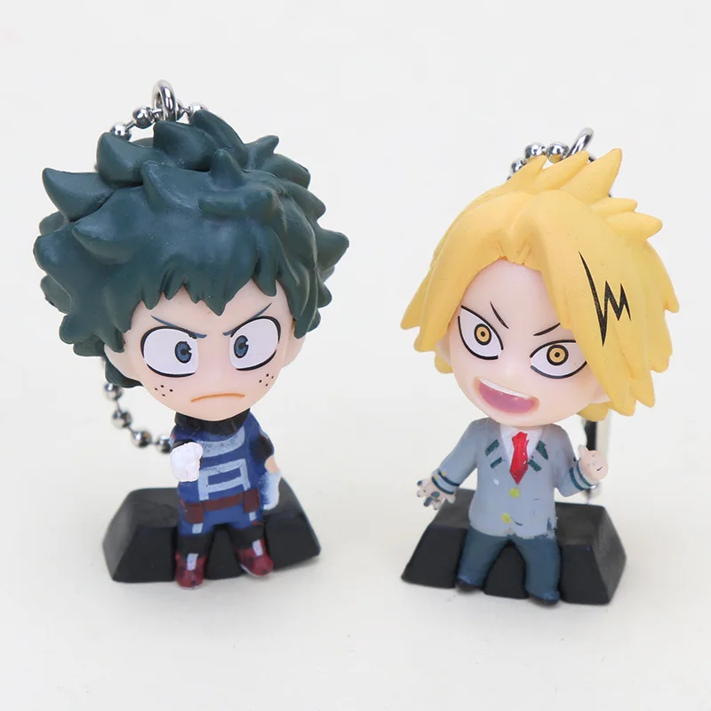 Аниме My Hero Academy Брелок фигурка мидория изюку Тодороки шото Тодороки Shoto Ochaco Uraraka ПВХ брелок 3 см