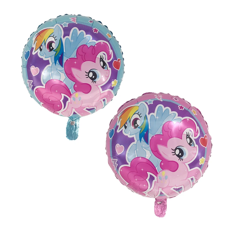 1 шт. 45X45cm Мой маленький пони шарик из фольги в форме globos детское платье для дня