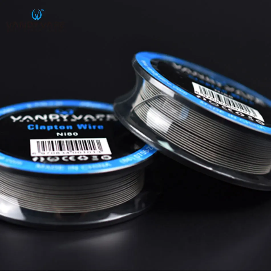 Оригинальный Vandy vape Clapton Ni80 провод 1.66ohm 2.7ohm 1.34ohm 2.35ohm 10ft аксессуары для электронной