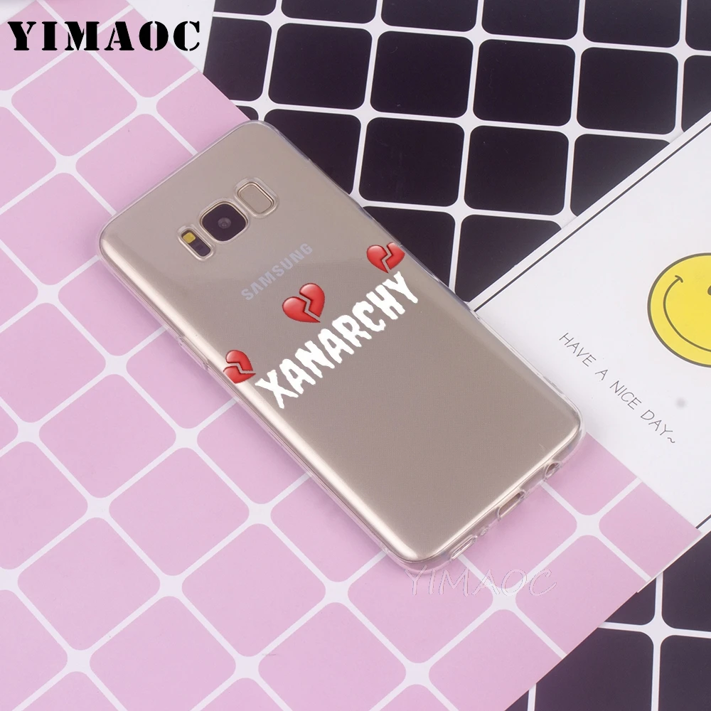YIMAOC XXXTENTACION Lil Peep Bad Bunny Riverdale Soft TPU for Galaxy j3 j5 A5 2016 2017 A8 2018 Note 8 S7 edge S8 S9 Plus |
