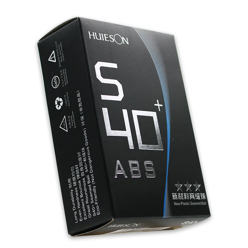 Мяч для настольного тенниса Huieson 6 шт./кор. 3 звезды S40 + мм полимяч из АБС пластика