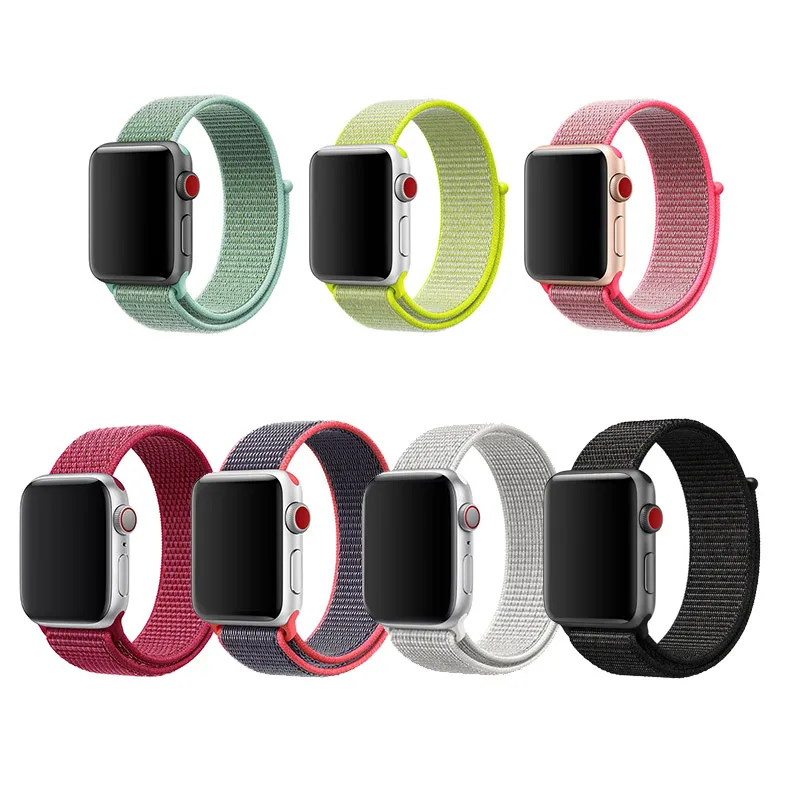 Ремешок для Apple Watch Band Series 3/2/1 спортивный кожаный браслет 38 42 мм ремешок часов