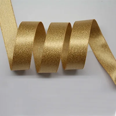 826 satin ribbon 1-1/" Двойной уход за кожей лица атласными лентами золотой блестящий сатин ленты 38 мм 20 ярдов на свадьбу для упаковки подарков DIY тканевая лента - Цвет: 826 satin ribbon