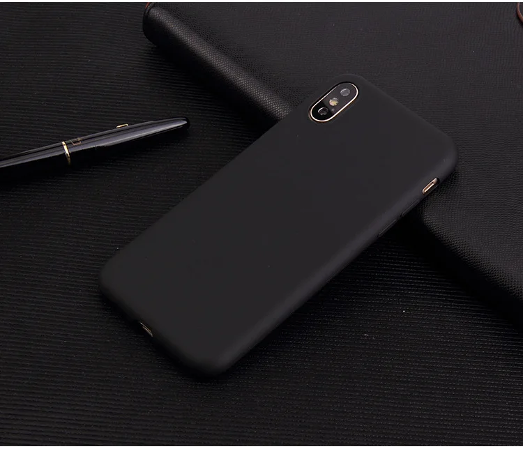 Скраб телефона чехол для iPhone X 8 7 6 6S ультра тонкий iphone плюс Конфеты Цвета