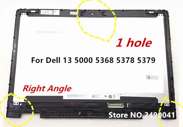 ЖК-дисплей для Dell Inspiron 13 5000 5368 5378 5379 P69G FHD панель сенсорное стекло дигитайзер экран