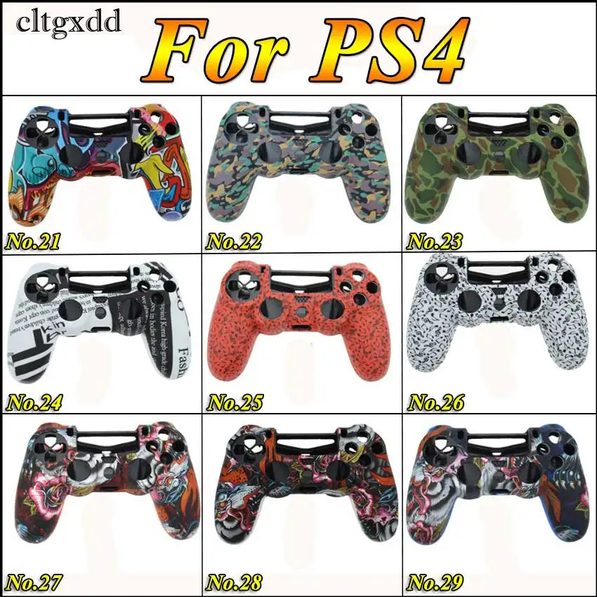 Cltgxdd Камуфляжный силиконовый защитный чехол для Sony Playstation PS4 Dualshock 4 игровой