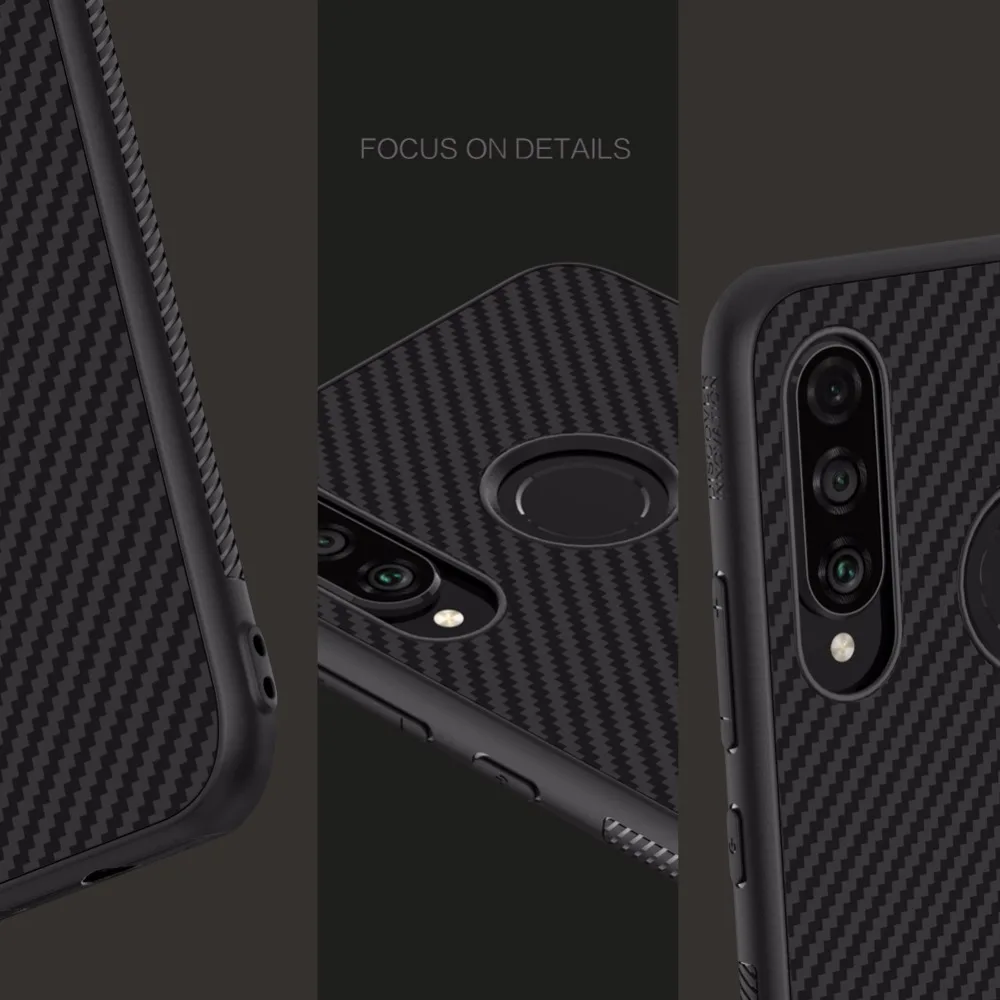 Чехол для huawei P30 Lite Nillkin из синтетического углеродного волокна PP, защитный чехол-накладка для huawei P30 Lite