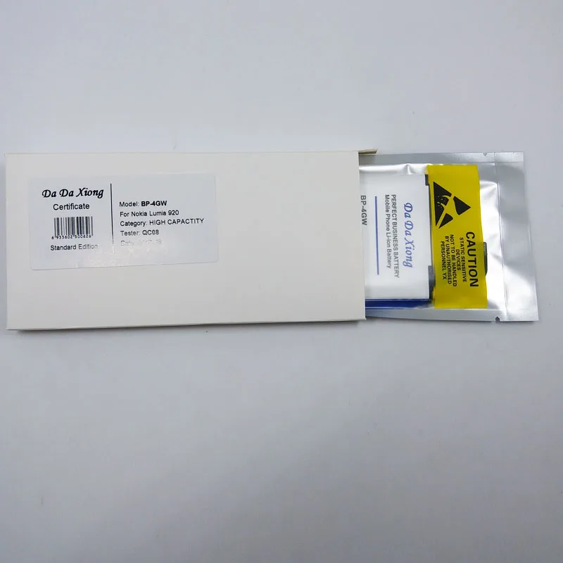 Высокое качество 2880 мАч BP-4GW литий-ионный аккумулятор для телефона Nokia Lumia 920 920T батарея