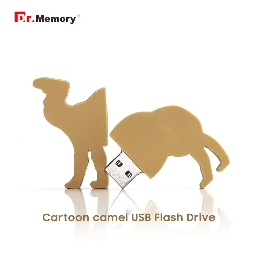 Dr. Память прекрасные верблюда Usb памяти стильная футболка с изображением