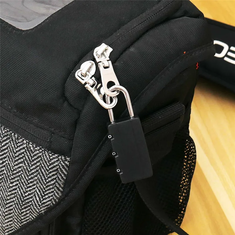 Black Password Lock Combination Travel Suitcase Luggage Code Padlock Cupboard Cabinet Locker Safely High Quality