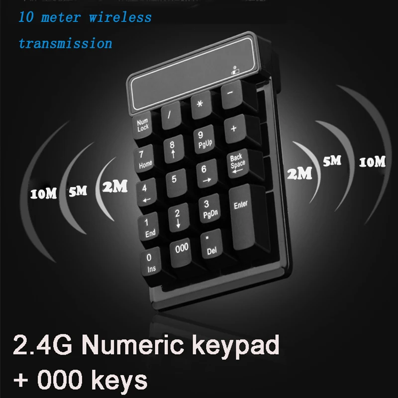 19 клавиш Bluetooth цифровая клавиатура Мини Numpad клавиатура беспроводной настольный для Windows XP 7 8 10 ноутбук планшет
