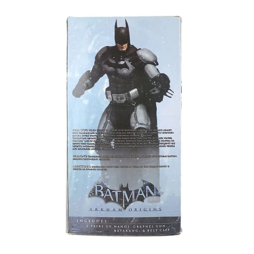 NECA 1/4 масштаб DC Comics Бэтмен Аркхэм супер герой 18 &quotфигурку в коробке с коробкой