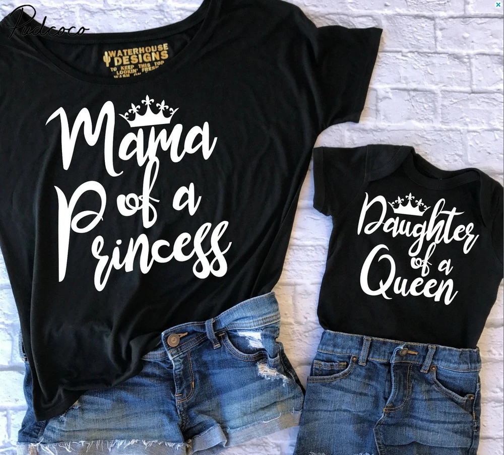 

Family Clothes Mum Daddy Dad Daughter Son Baby Girls Boy Kid Shirt T-shirt Tops