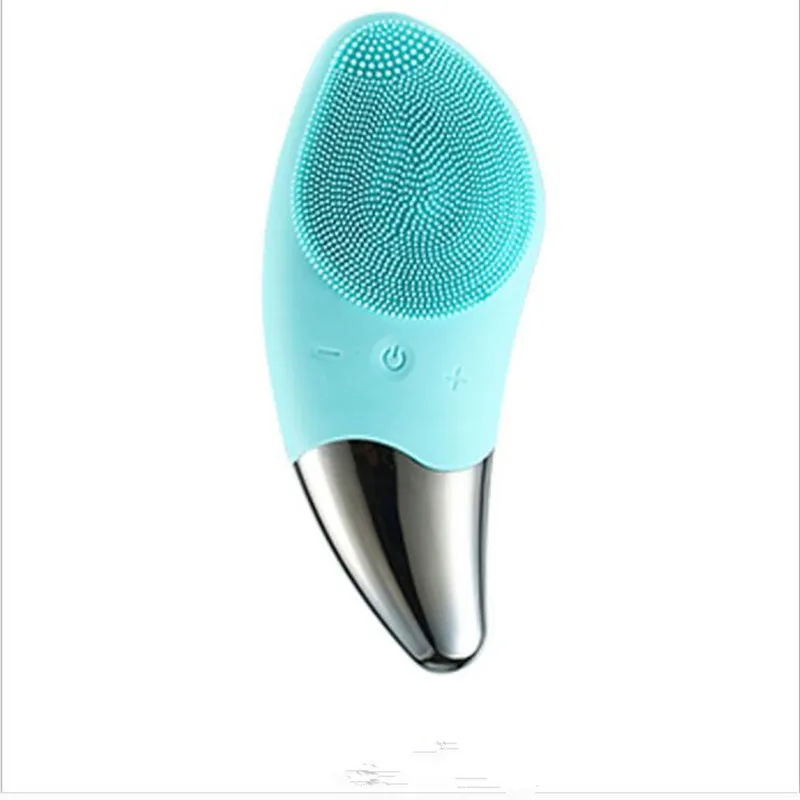 Ultrasonic Electric Facial Cleansing Face Washing Brush Vibration Skin Blackhead Remover Pore Cleaner Massage USB Rechargeable | Красота и