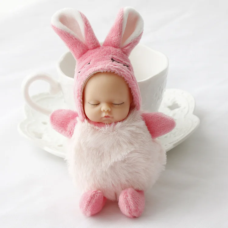 Kawaii моделирование спящего ребенка плюшевые Bjd bebe куклы игрушки подвеска для