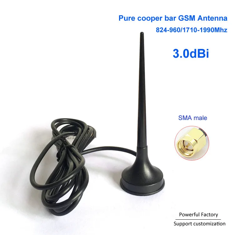Заводская цена 3dBi SMA разъем Omni 900/1800 МГц gps gsm антенна Сделано в Китае 1 шт. |
