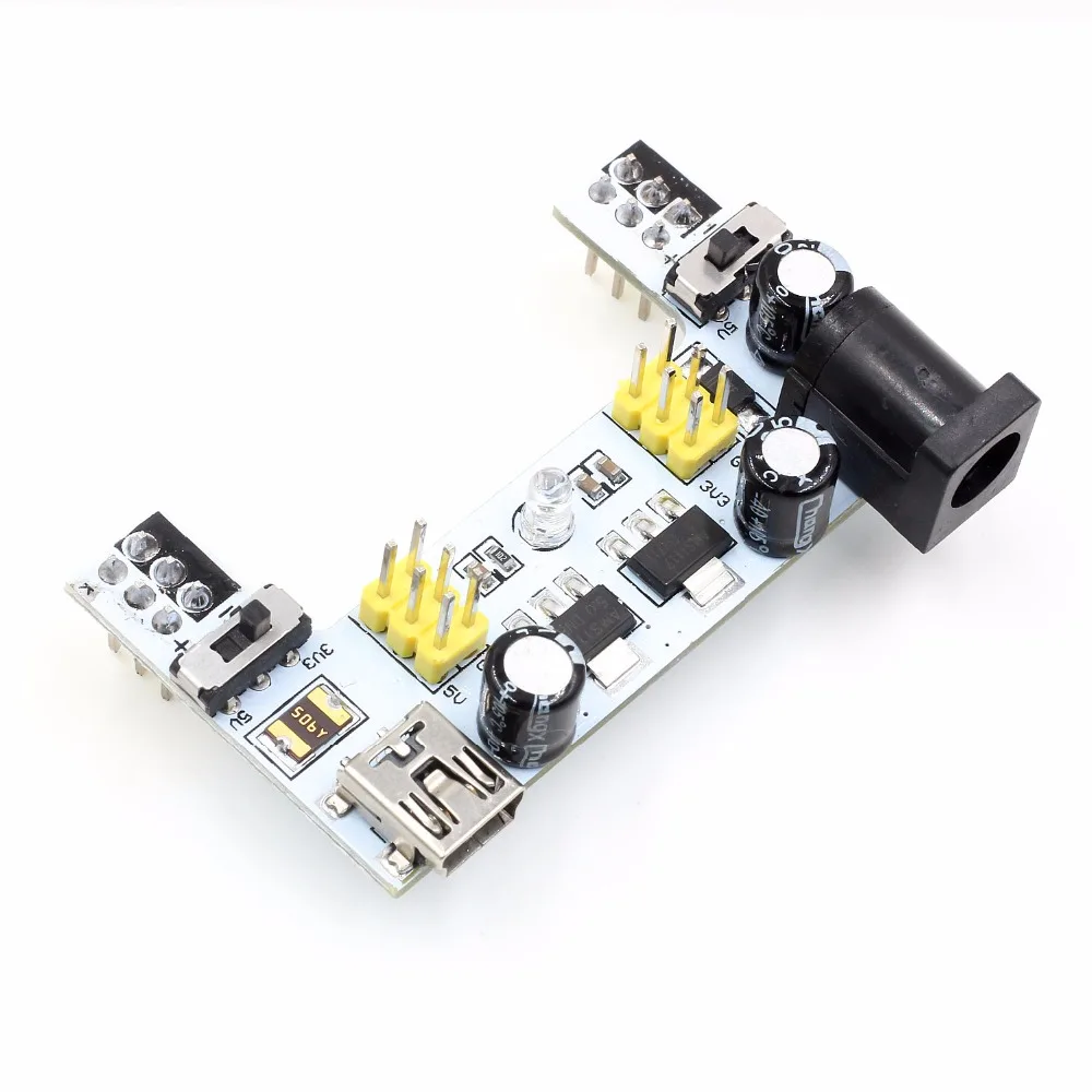 Макетная плата с интерфейсом Micro USB MB102 DC 7 12 В модуль источника питания