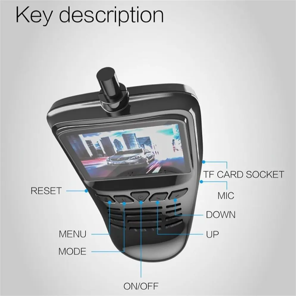 Маленький глаз Dash Cam Видеорегистраторы для автомобилей Регистраторы Камера с Wi-Fi