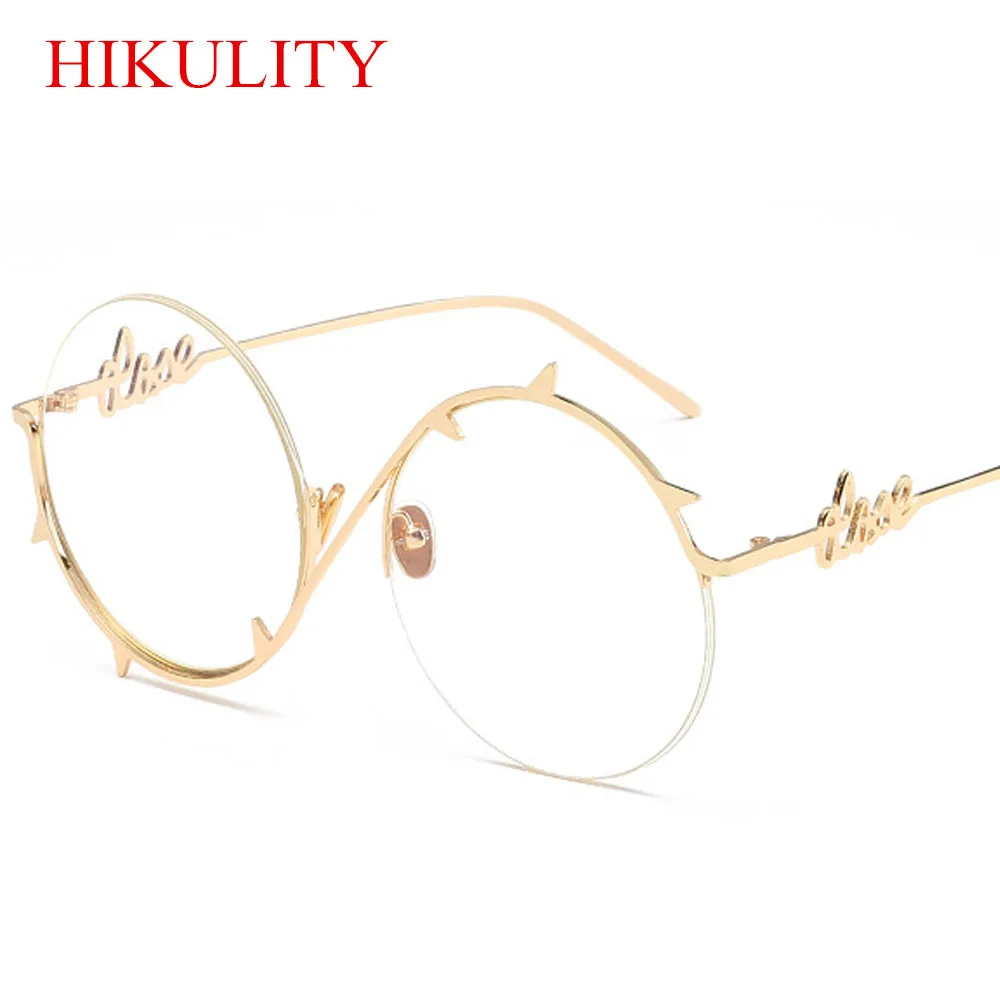 Золото Ясно очки рамки дамы 2017 модный бренд розовый градиент солнцезащитные для