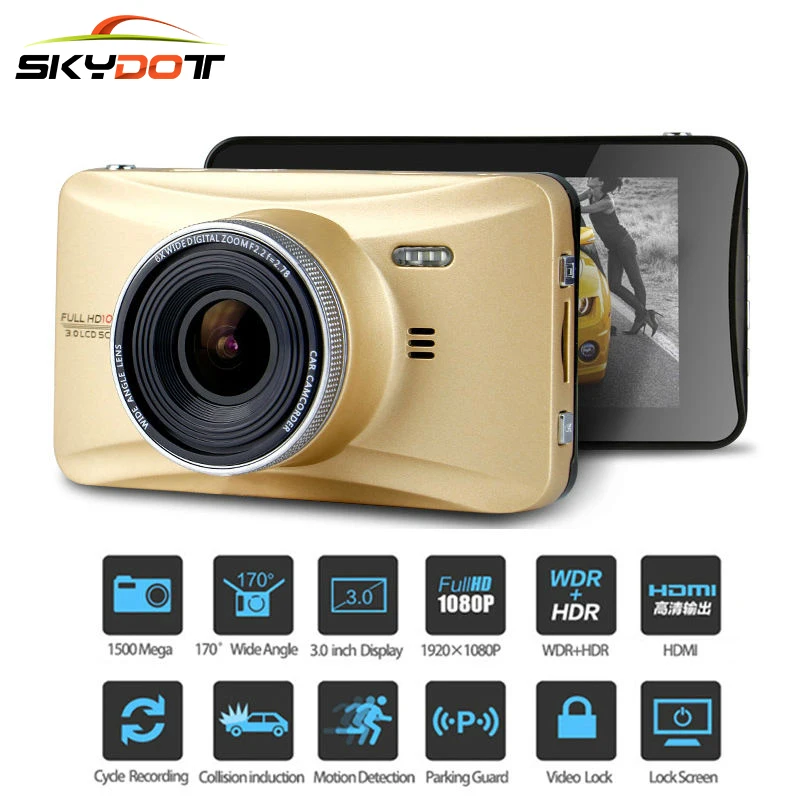 Skydot Новатэк 96650 WDR регистраторы Full HD 1080 P автомобиля Камера Регистраторы 170