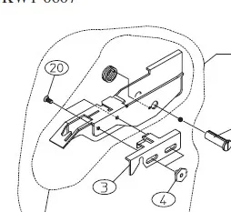 Kw1 m1144 010 kw1 затвора штырь для Yamaha CL 8 мм подачи|pins|pin pinpin 1 |