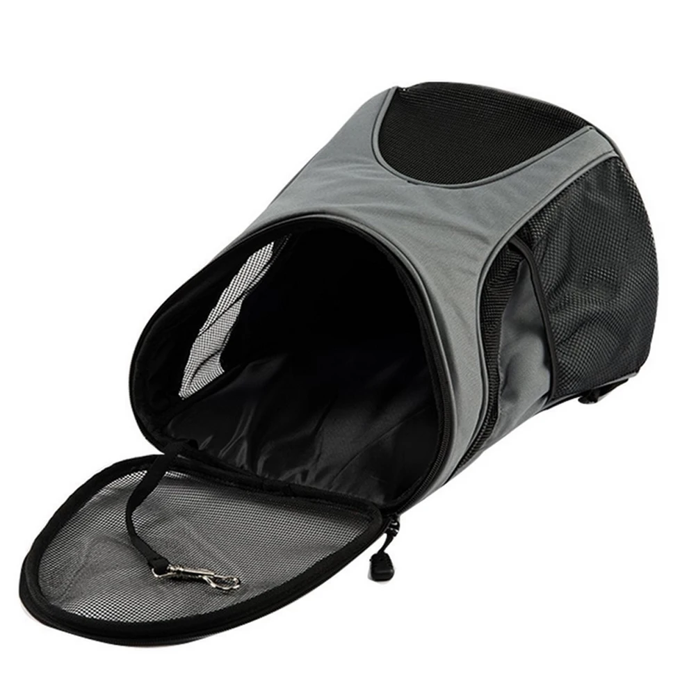 Двойные сумки через плечо с задней сеткой переноска для домашних животных