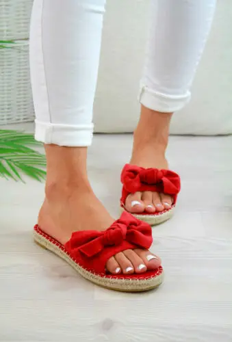 Вьетнамки; Zapatos De Mujer; модные шлепанцы с бантом; женские нескользящие шлепанцы; летняя пляжная обувь без застежки на плоской подошве