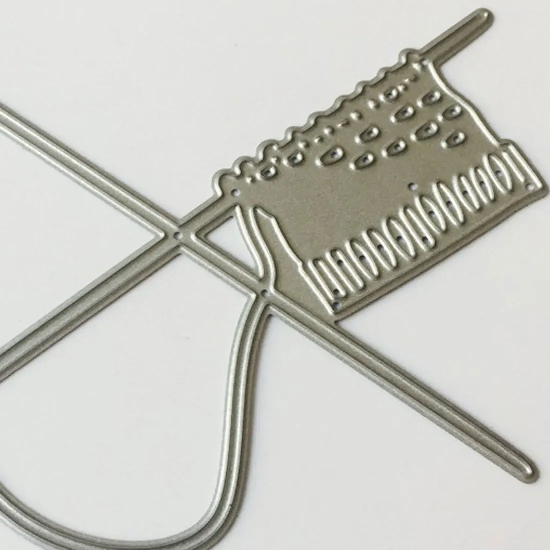 Вязание шерстяной пряжи металлические штампы для рукоделия карточка шаблон